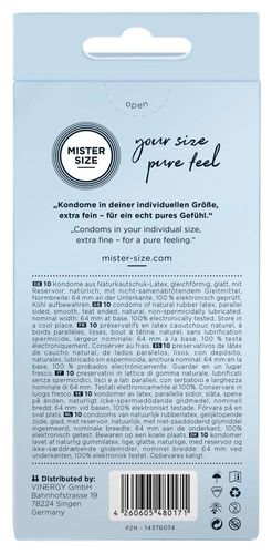 mister size 64mm pack of 10 na Arena.pl