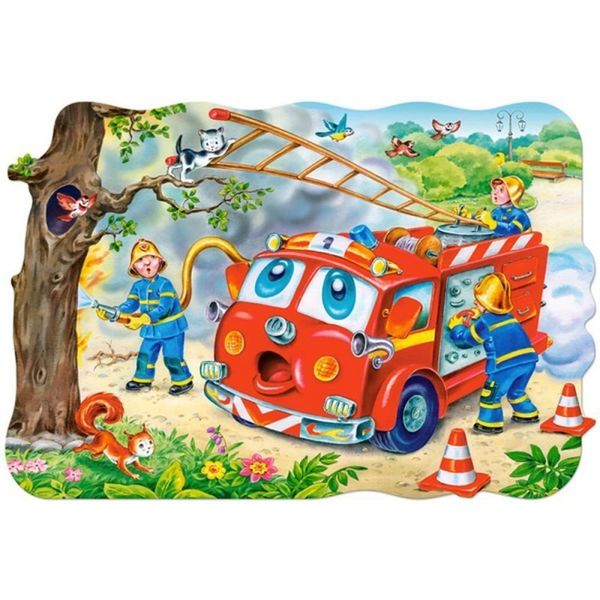 Puzzle 20el.maxi fire brigade CASTOR zdjęcie 2