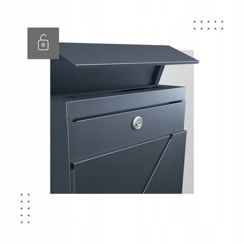 Skrzynka na listy pocztowa Mark Adler Post 3.0 Antracyt na Arena.pl