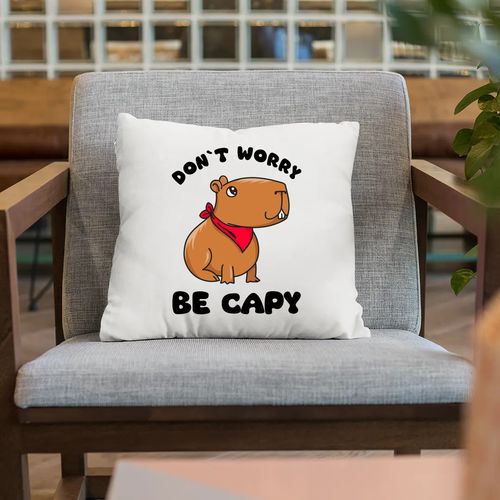 Don`t worry be Capy - poduszka na prezent na Arena.pl
