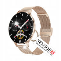 SMARTWATCH DAMSKI ZEGAREK ROZMOWY PULSOMETR SEN KROKI 3 PASKI SUPER CIENKI
