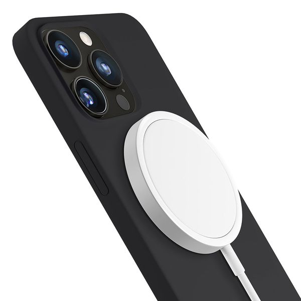 apple iphone 15 pro - 3mk hardy silicone magcase graphite zdjęcie 6