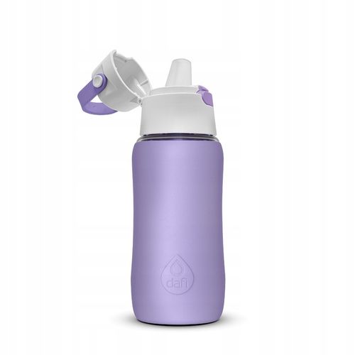 Butelka na Wodę Filtrująca Dafi 500 ml SiliconeFit Lawendowa z Rurką na Arena.pl