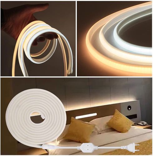 UŻYWANE Taśma LED XUNATA 20m 220V COB IP65 ciepła biała 288 LED/m na Arena.pl