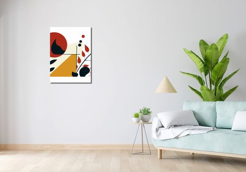 Obraz 50x70cm Ogień i Flora na Arena.pl