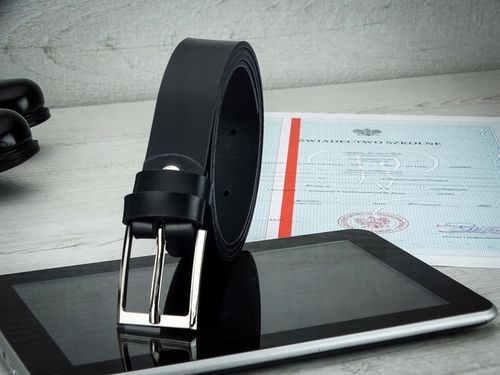 Pasek do spodni dla CHLOPCA komunijny skórzany na Arena.pl