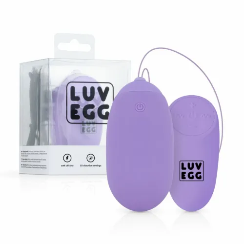 easytoys luv egg xl fioletowy - bezprzewodowe jajo wibrujące xl na Arena.pl