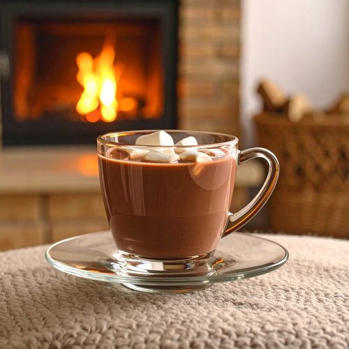 Filiżanki szklane DUŻE Luna 320ml + Spodek komplet 6szt na kawę latte na Arena.pl