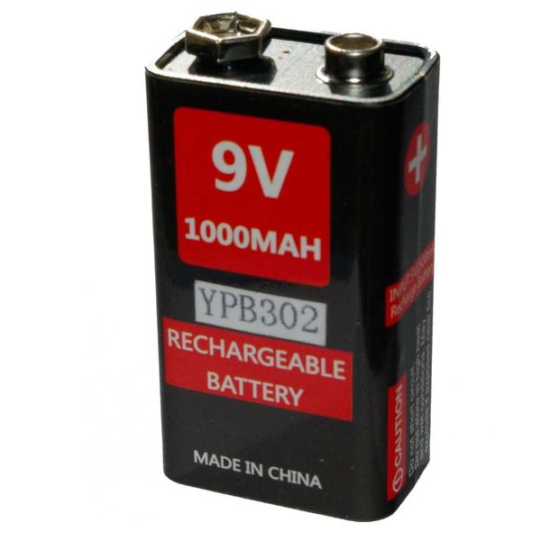 Akumulator bateria 9V 1000mah USB 6LR61 6F22 6AM6 MN1604 Block MN1604 na Arena.pl