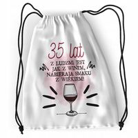 Plecak Urodziny 35 35Te Sportowy Szkolny Worek Z Nadrukiem Ze Zdjęciem