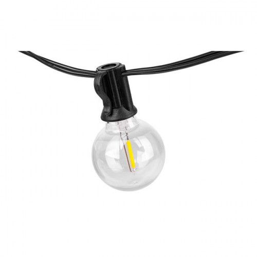 GIRLANDA LED 20M IP44 2700K E12 G40 1W CIEPŁA ORANŻERIA na Arena.pl