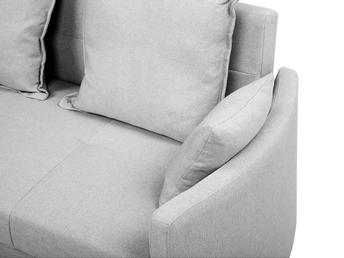Sofa rozkładana jasnoszara HOVIN na Arena.pl