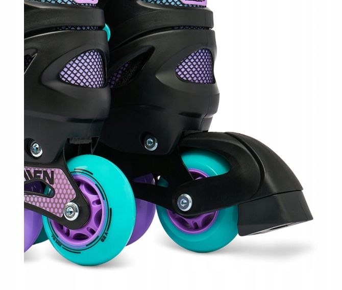 Rolki Regulowane RAVEN Drill Violet/Mint 38-42 zdjęcie 14