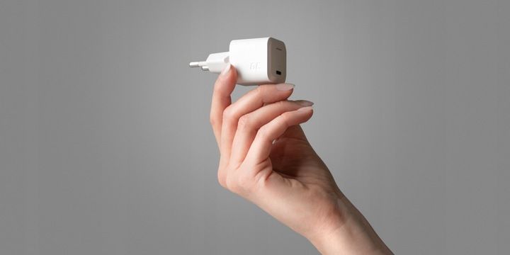 Biała Szybka Ładowarka GC Power GaN 33W 1x USB-C Power Delivery do telefonu zdjęcie 9