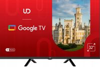 TELEWIZOR UD 32 CALE HD SMART GOOGLE TV 11 BLUETOOTH DVB T T2 HEVC DOLBY