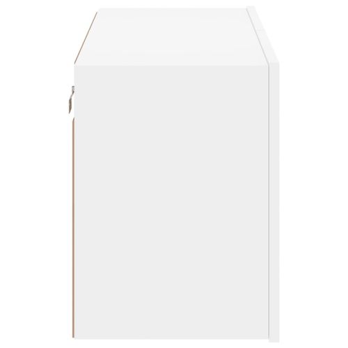 Ścienna szafka TV, biała, 80x30x41 cm na Arena.pl