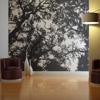 Fototapeta - Bleak forest 200x154