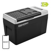 Lodówka samochodowa Euhomy CF004 19L aplikacja na biwak