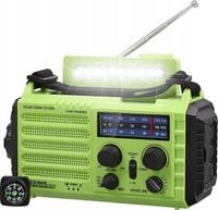 Radio sieciowo-bateryjne FM Solarne LED budowlane przenośne