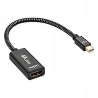Adapter Wtyk Mini DP DisplayPort - Gniazdo HDMI 4K SPMD-H03 Jednokierunkowy