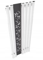 GRZEJNIK DEKORACYJNY -FLOWER 1800/600 BIAŁY POŁ