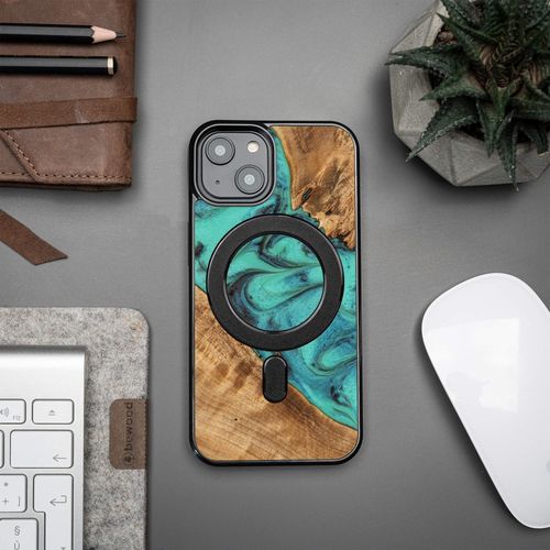 etui bewood unique do iphone 15 - turquoise z magsafe na Arena.pl
