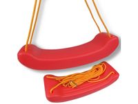 Huśtawka płaska plastikowa ogrodowa deska siedzisko mocna ławeczka czerwony