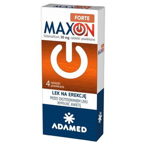 MAXON FORTE NA POTENCJĘ 50MG 12 TABLETKI na Arena.pl