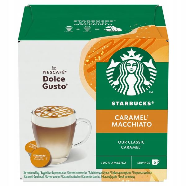 STARBUCKS DOLCE GUSTO LATTE MACCHIATO CARAMEL 3x12 zdjęcie 2