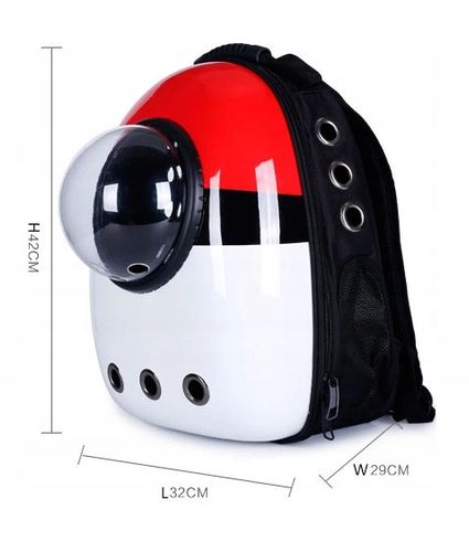 Plecak do transportu ZWIERZĄT KOTÓW Transporter KOSMICZNY Jakość CZARNY na Arena.pl