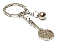 Brelok Tenisisty - Rakieta Tenisowa z Piłeczką