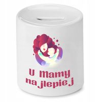 Skarbonka Dla Mamy Matki U Mamy Najlepiej Prezent Z Nadrukiem Ze Zdjęciem
