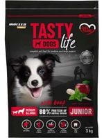 Tasty Dogs Life JUNIOR M&L z wołowiną 3 kg