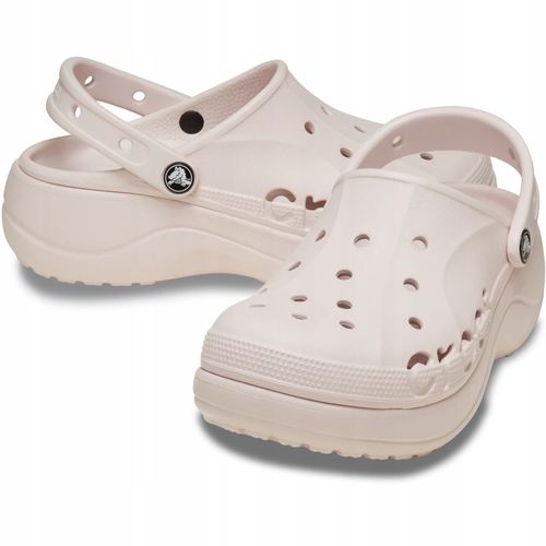 Damskie Klapki Chodaki Crocs Baya Platform 208186 Clog 38-39 na Arena.pl