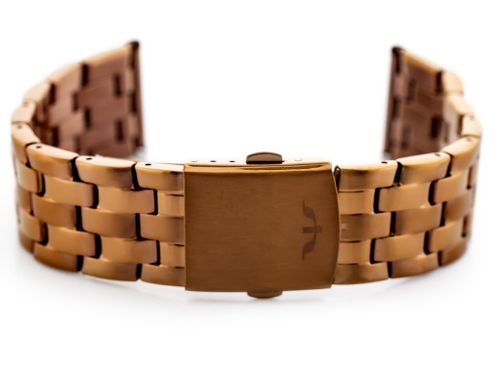 BRANSOLETA BISSET (BB018C) - BRĄZOWA 22MM na Arena.pl