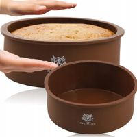 FORMA SILIKONOWA DO PIECZENIA CIAST TORTOWNICA NIEPRZYWIERAJĄCA 16CM