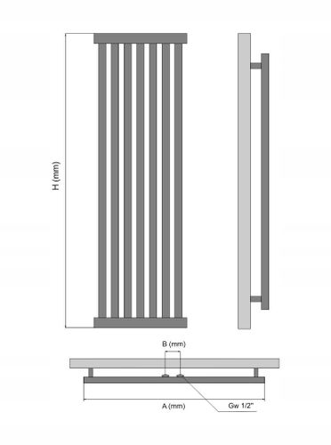 Grzejnik dekoracyjny RADIATOR 120x32 QUARTZ 2 na Arena.pl
