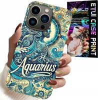 ETUI DO IPHONE 16 PRO MAX - ZNAK ZODIAKU, WODNIK, ASTRONOMIA PLECKI