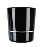 DONICZKA DONICA NA KWIATY DWUCZĘŚCIOWA CZARNA 29cm