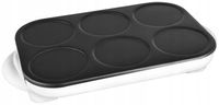 NALEŚNIKARKA do Pancakes 6 szt elektryczna 1500W NON STICK CERAMICZNA MOCNA