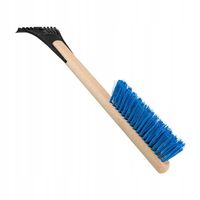 SKROBACZKA ZMIOTKA ZIMOWA DREWNIANA 43 cm