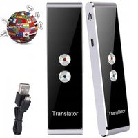 TŁUMACZ TRANSLATOR ELEKTRONICZNY MOWY 30+ JĘZYKÓW SREBRNOSZARY