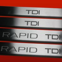 Listwa progowa SKODA RAPID  RAPID TDI Stal nierdzewna 304 mat 4szt