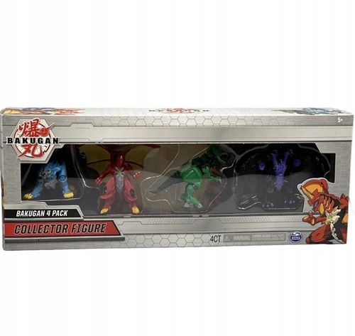 BAKUGAN ZESTAW 4w1 FIGURKI KOLEKCJONERSKIE DRAGONOID TROX HYDOROUS NILLIOUS na Arena.pl