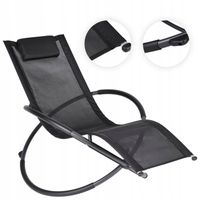 Fotel Bujany Leżak Ogrodowy Leżanka Bujana na Taras Balkon Zero