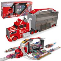 WOOPIE Zestaw Ciężarówka Laweta Garaż Tor Wyścigowy