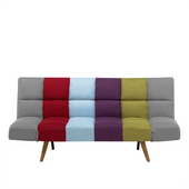 Sofa rozkładana wielokolorowa INGARO