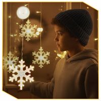 KURTYNA ŚWIETLNA GWIAZDKI LED BIAŁE CIEPŁE LAMPKI CHOINKOWE DŁUGA GIRLANDA