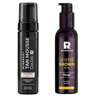 Byrokko Shine Brown Oil + Samoopalacz W Piance