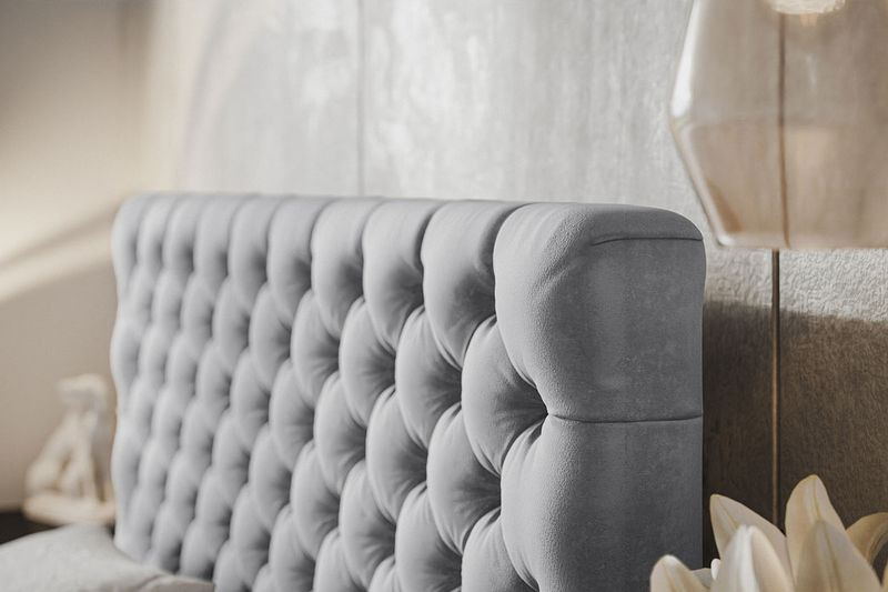 Łóżko Slim 8 tapicerowane 160x200 stelaż pojemnik zdjęcie 7